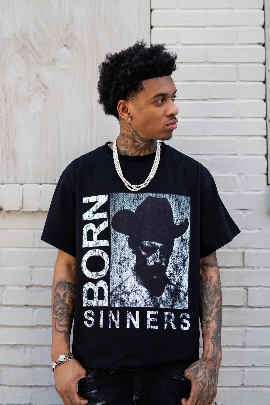 Born Sinners "Cowboy" Tee