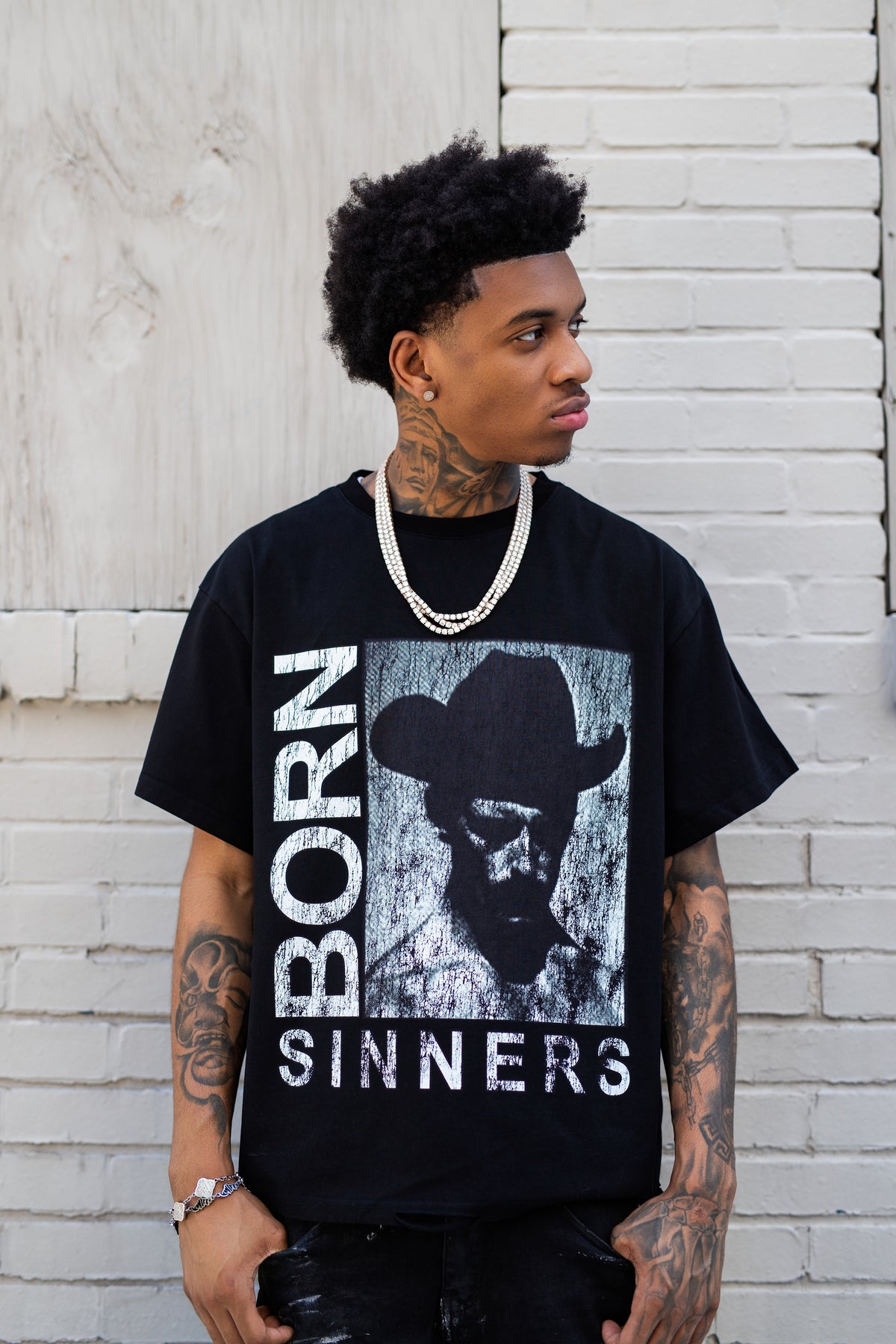 Born Sinners "Cowboy" Tee